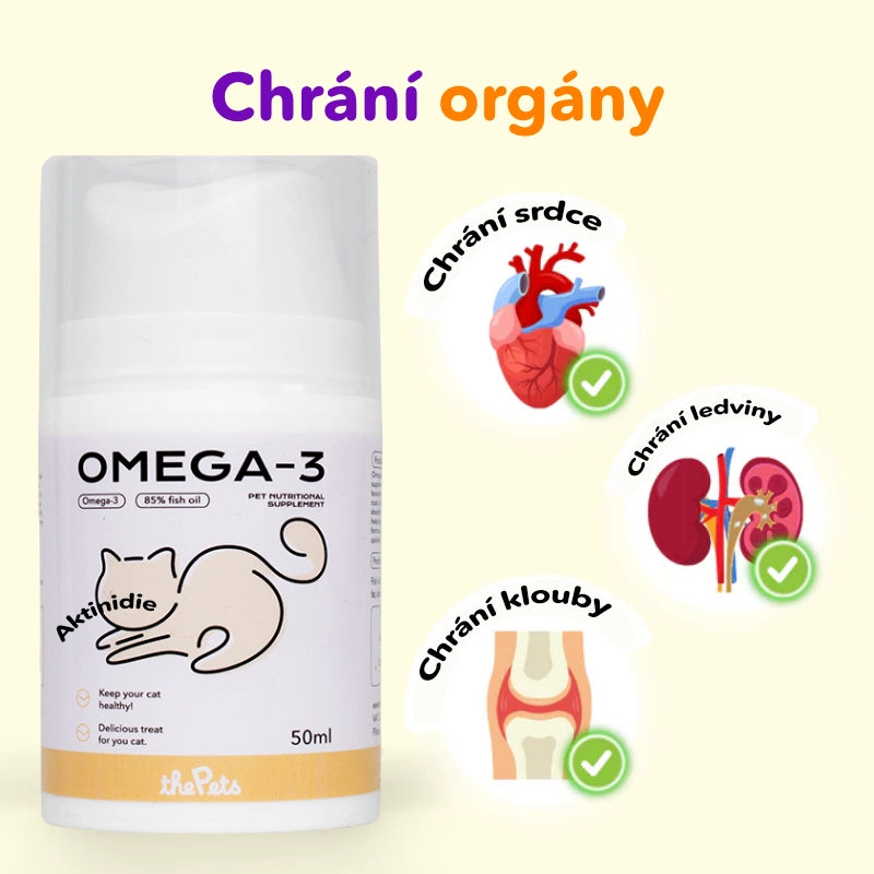 Krémový Omega-3 rybí tuk v pumpičce (50ml)