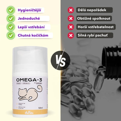 Krémový Omega-3 rybí tuk v pumpičce (50ml)