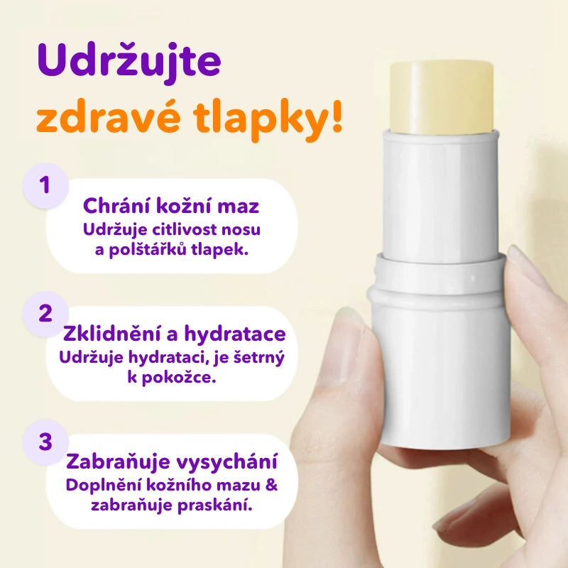 1+1 ZDARMA Balzám na tlapky pro kočky a psy - tyčinka