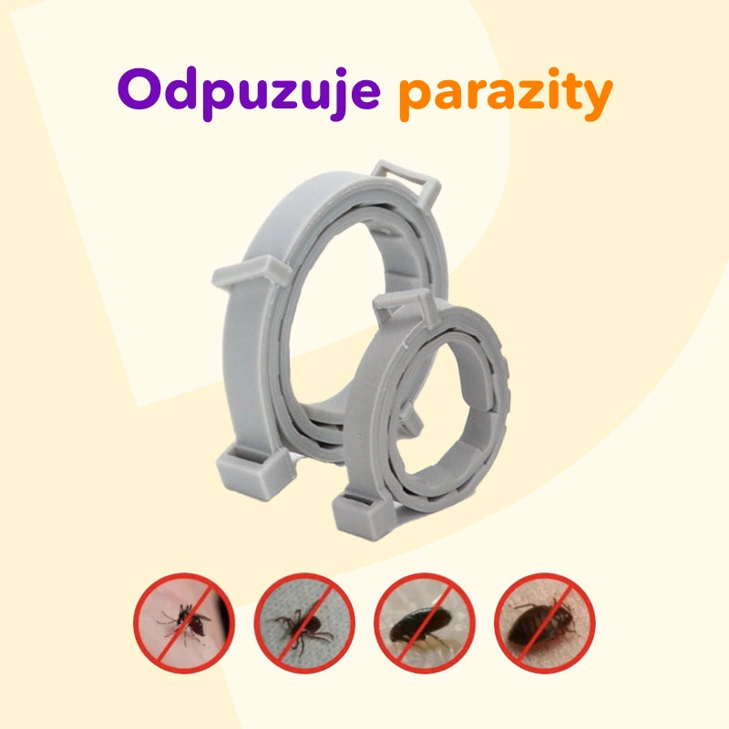 1+1 Antiparazitní obojek pro kočky a psy