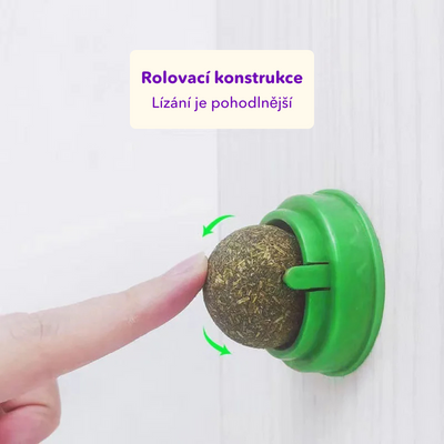 2+1 ZDARMA Catnip koule pro kočku na zeď